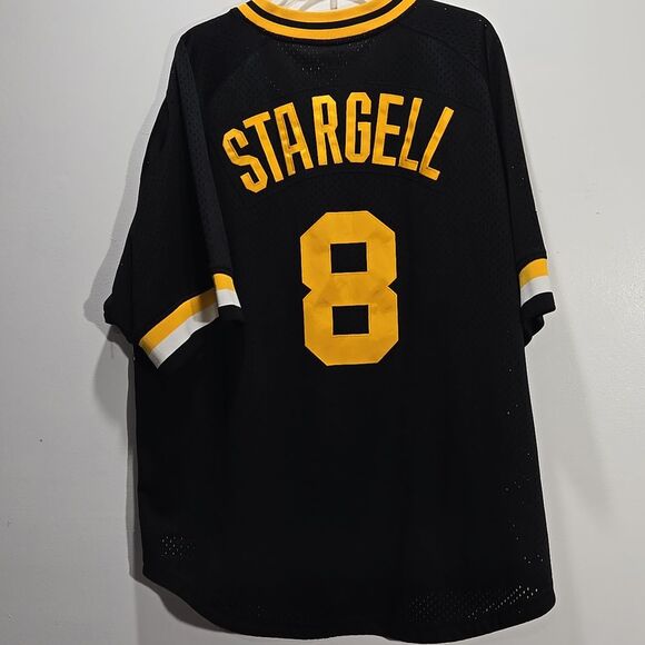 Pirates Black and Yellow Men's Jersey 56 3XL - Picture 3 of 13